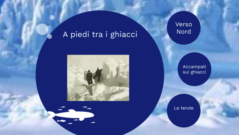 Schermata della presentazione Prezi della docente